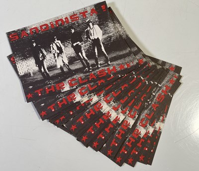Lot 476 - THE CLASH - SANDINISTA POSTCARDS.