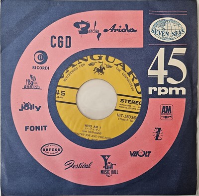 Lot 95 - COUNTRY JOE AND THE FISH - WHO AM I 7" (ORIGINAL JAPANESE COPY - VANGUARD HIT-1503)