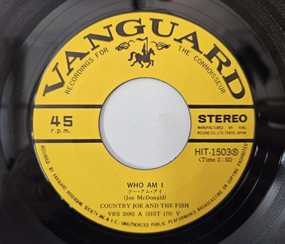 Lot 95 - COUNTRY JOE AND THE FISH - WHO AM I 7" (ORIGINAL JAPANESE COPY - VANGUARD HIT-1503)