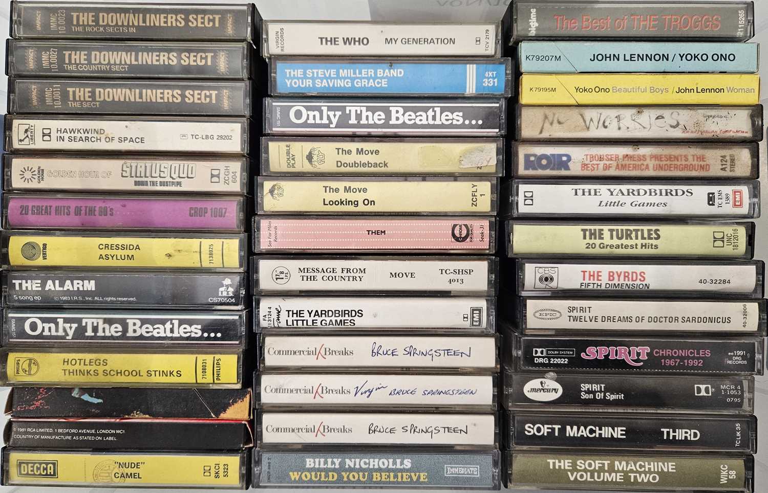 Lot 70 - 60S, BEAT, AND ROCK CASSETTE COLLECTION