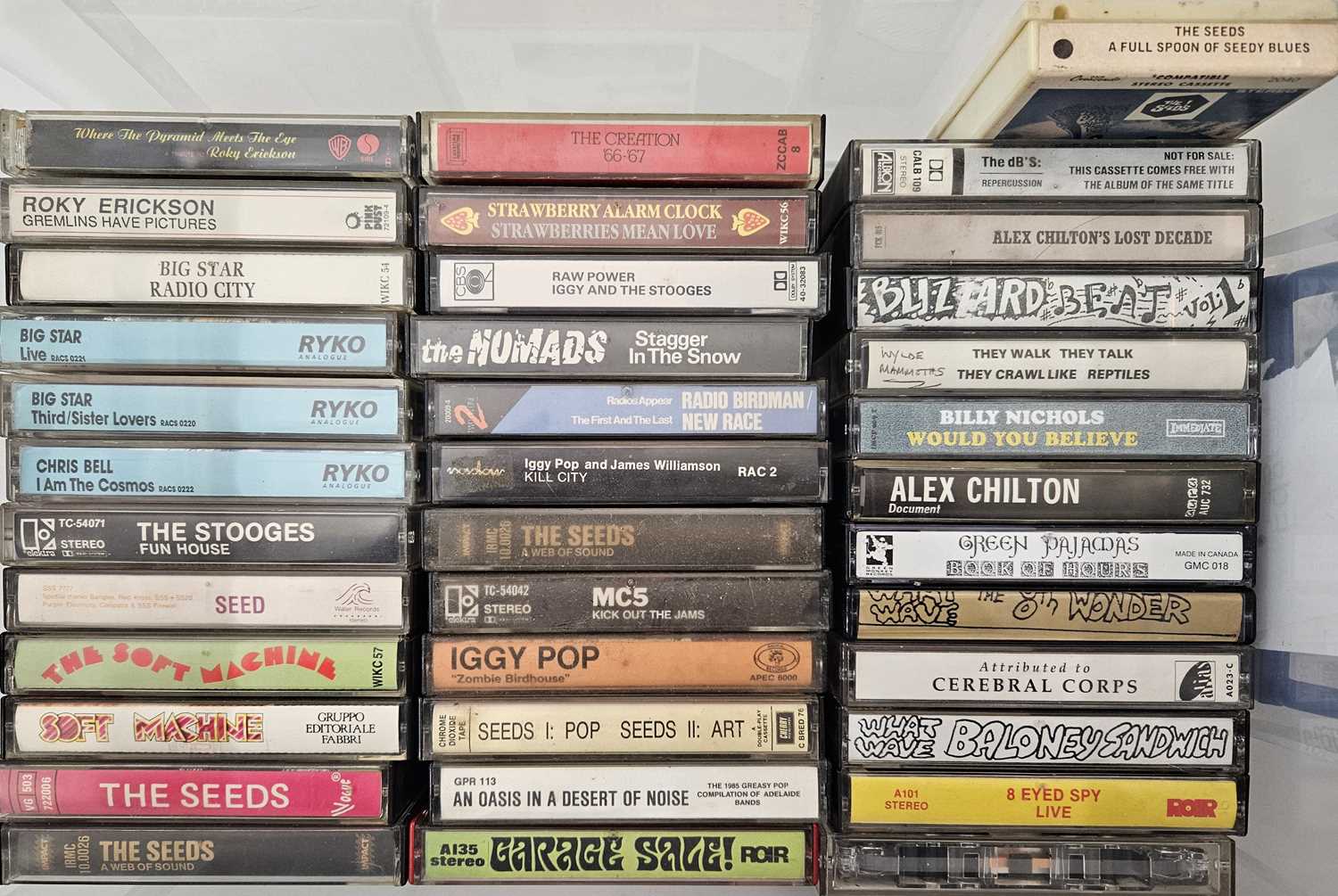 Lot 71 - PSYCH AND GARAGE ROCK CASSETTE COLLECTION