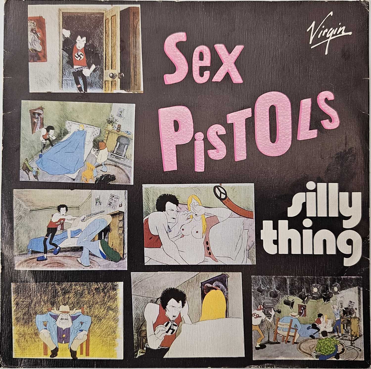 Lot 222 - SEX PISTOLS - SILLY THING 7" (VV-45009ES - PORTUGAL - BLUE LABEL VARIANT)