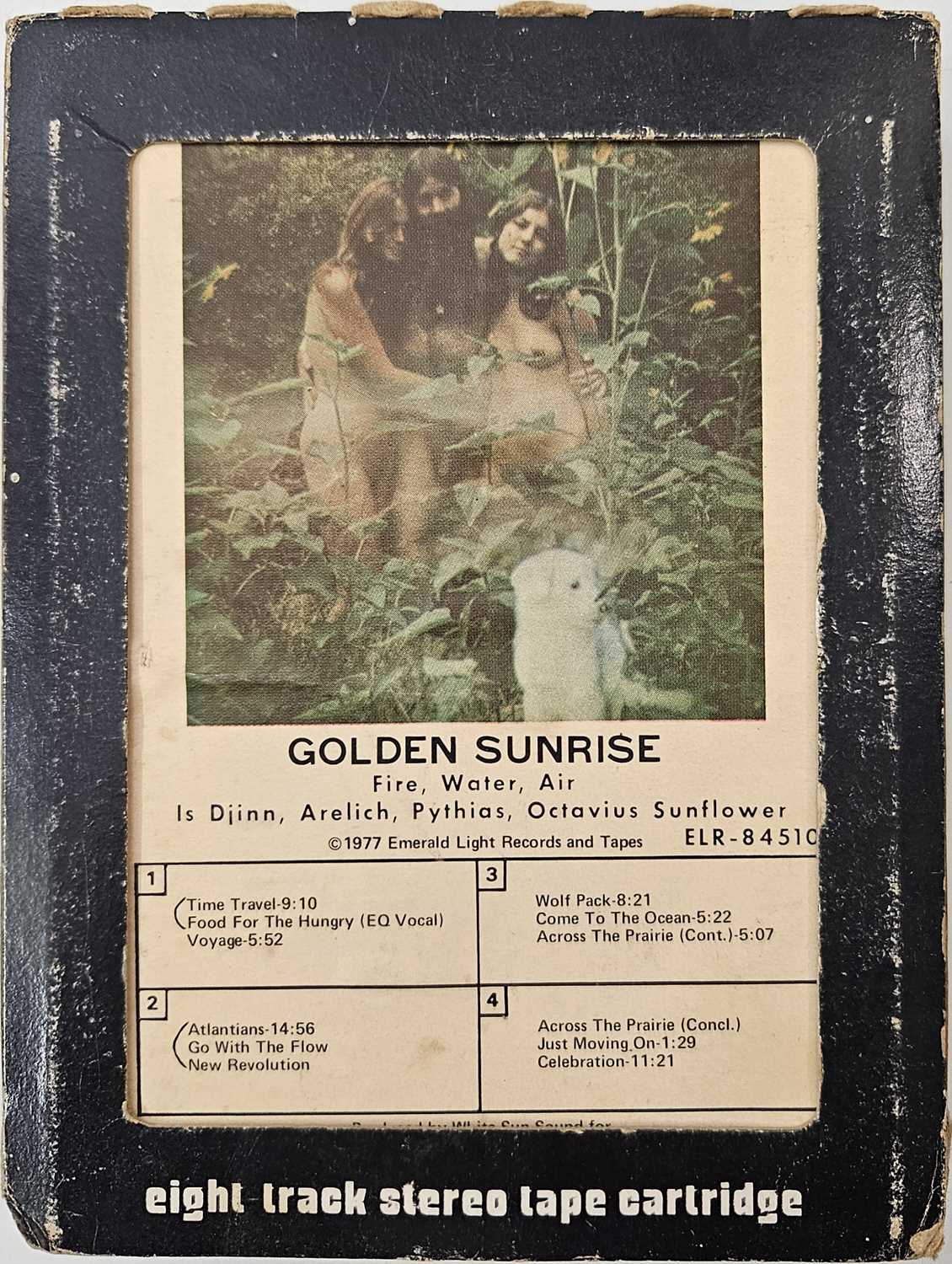 Lot 82 - FIRE, WATER, AIR - GOLDEN SUNRISE (8-TRACK) - EMERALD LIGHT RECORDS