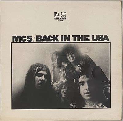 Lot 483 - MC5 - BACK IN THE USA LP (UK ORIGINAL - PLUM/ RED ATLANTIC - 2400016)