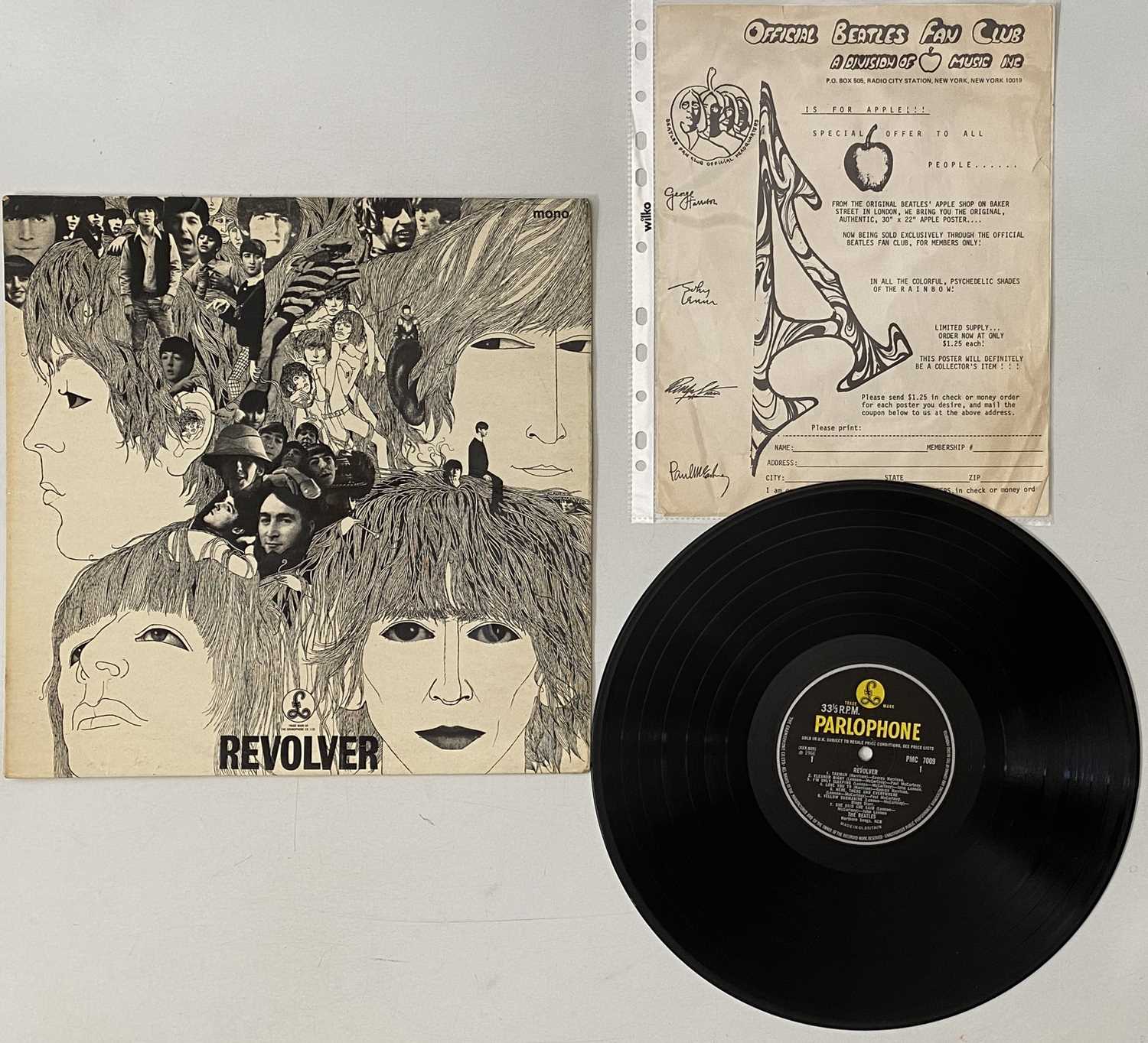 Lot 484 - THE BEATLES - REVOLVER LP (UK ORIGINAL - W/