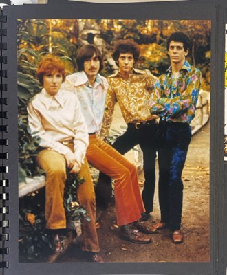 Lot 364 - THE VELVET UNDERGROUND - BILL'S SCRAPBOOK - ORIGINAL PROMO MATERIALS AND MORE.