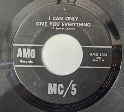 Lot 325 - MC5 - I CAN ONLY GIVE YOU EVERYTHING C/W I JUST DON'T KNOW 7" (ORIGINAL US COPY - AMG RECORDS AMG 1001)