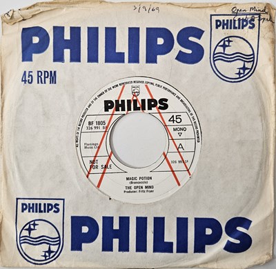 Lot 333 - THE OPEN MIND - MAGIC POTION 7" (ORIGINAL UK DEMO - PHILIPS BF 1805)