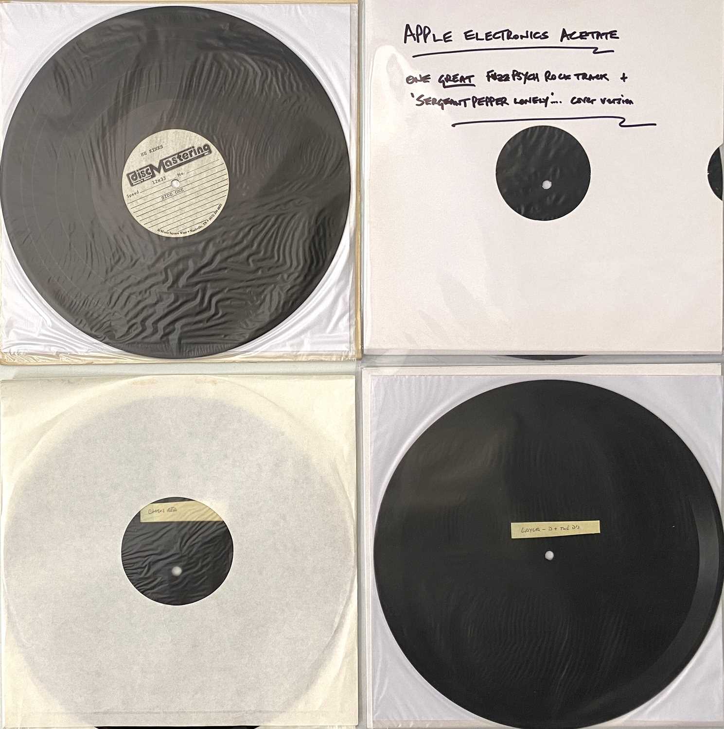 Lot 166 - ROCK LP ACETATES PACK