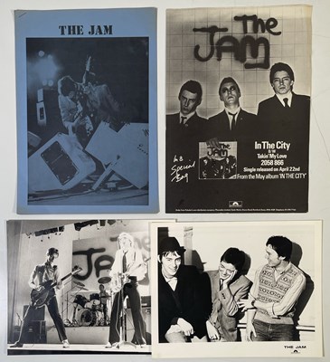 Lot 457 - THE JAM - ORIGINAL PRESS AND PROMOTIONAL MATERIALS.