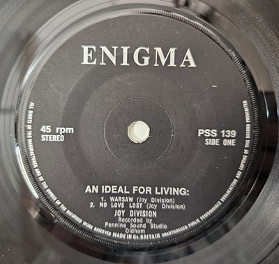 Lot 10 - JOY DIVISION - AN IDEAL FOR LIVING 7" (ORIGINAL UK RELEASE - ENIGMA RECORDS - PSS 139)