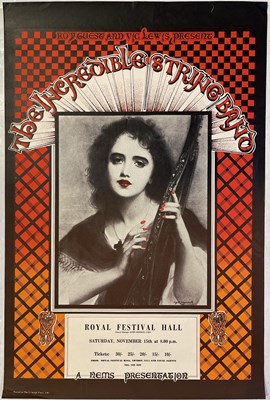 Lot 434 - HAPSHASH AND THE COLOURED COAT - INCREDIBLE STRING BAND- 1969 CONCERT POSTER.