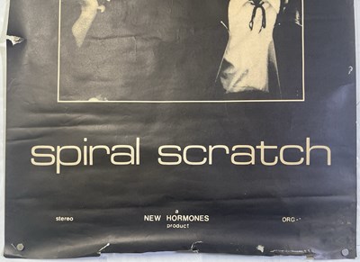 Lot 489 - BUZZCOCKS - 1979 SPIRAL SCRATCH POSTER.