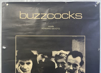 Lot 489 - BUZZCOCKS - 1979 SPIRAL SCRATCH POSTER.