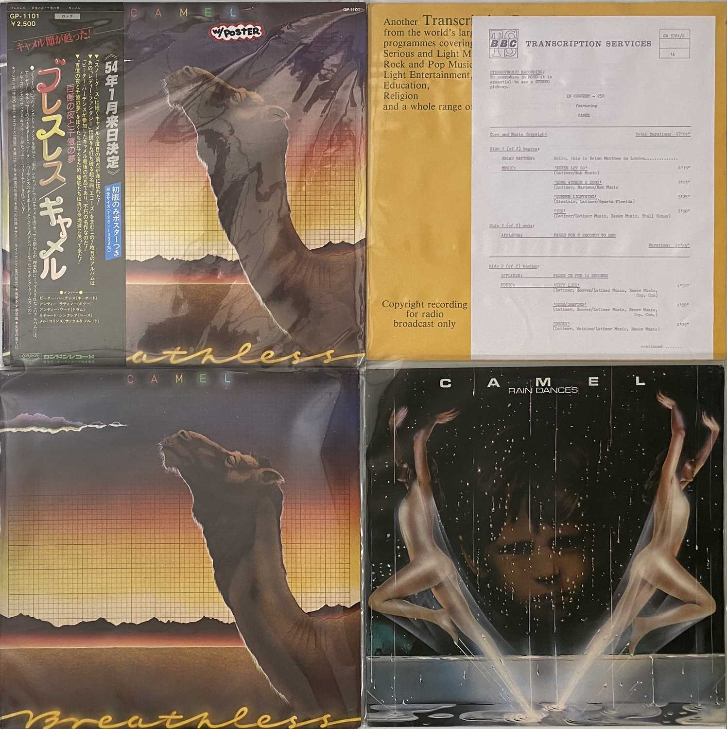 Lot 180 - CAMEL - LP RARITIES PACK