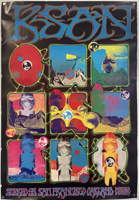 Lot 438 - WEST COAST PSYCHEDELIA - GRIFFIN / KELLEY - KSAN STEREO 95 POSTER.