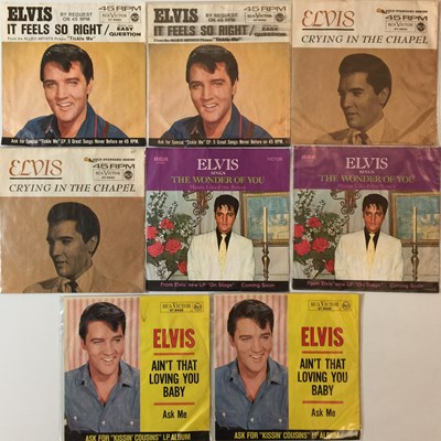 Lot 982 - ELVIS PRESLEY - GERMAN/ITALIAN PICTURE SLEEVE 7"