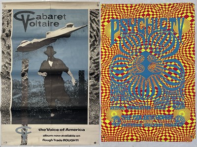 Lot 442 - CABARET VOLTAIRE / PSYCHIC TV POSTERS.