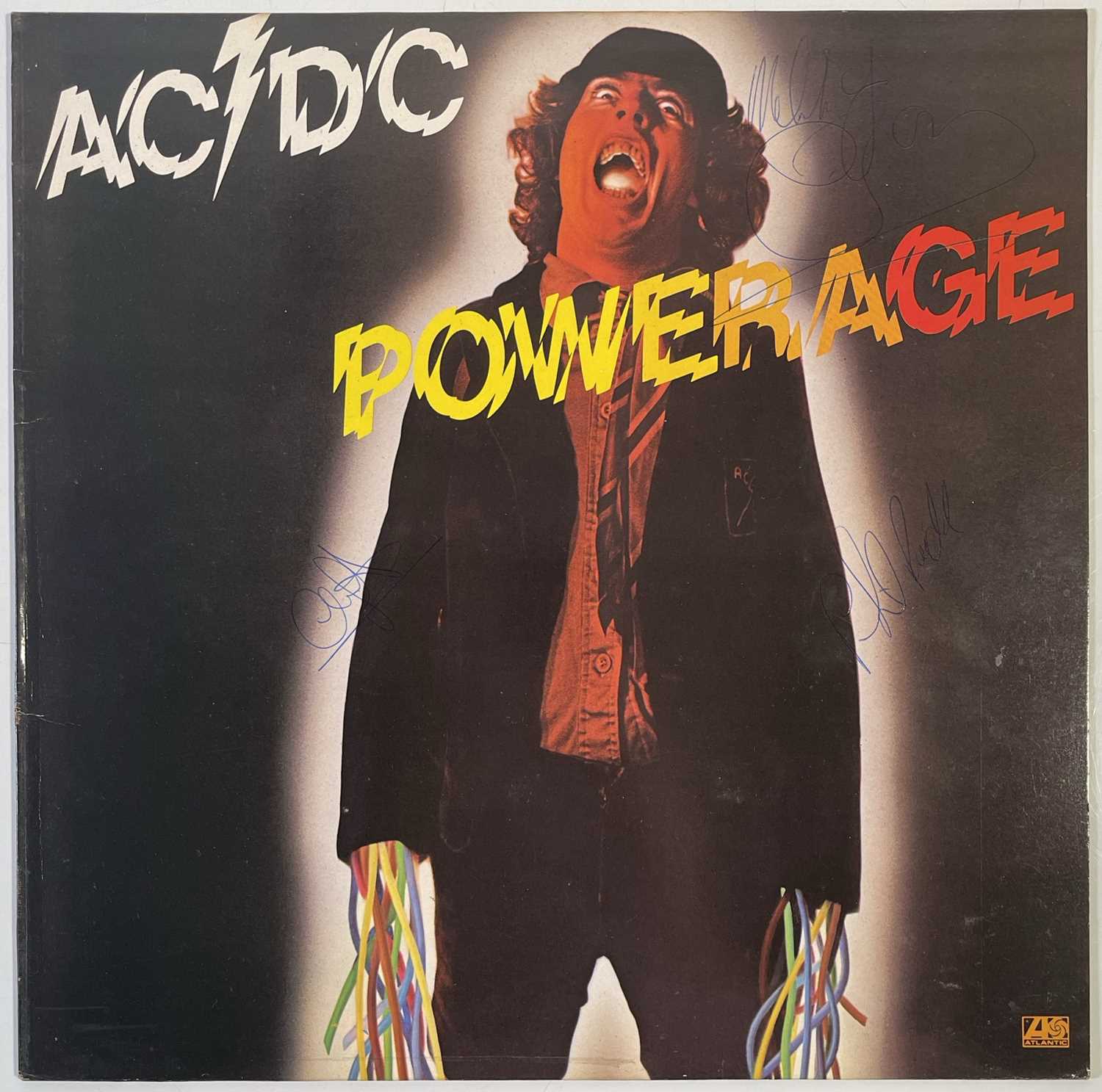 Lot 209 - AC/DC - COPY OF POWERAGE SIGNED TO FRONT AND