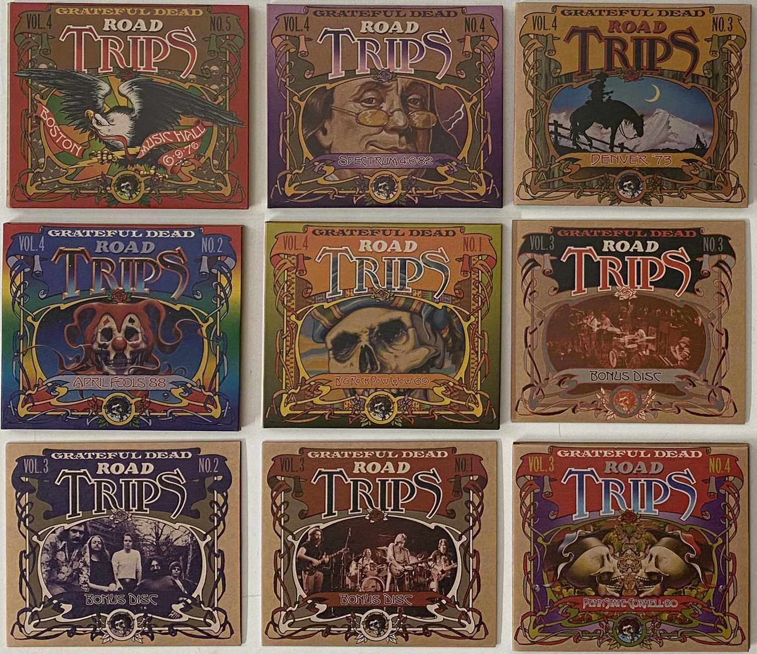 Lot 513 - THE GRATEFUL DEAD - ROAD TRIPS VOLUMES 1 - 4