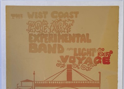 Lot 120 - WEST COAST POP ART EXPERIMENTAL BAND - ORIGINAL 1966 SAUSALITO ARK POSTER.
