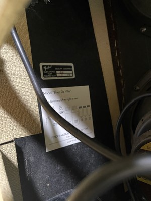 Lot 1 - FENDER PR 247 BLUES DEVILLE GUITAR AMPLIFIER.