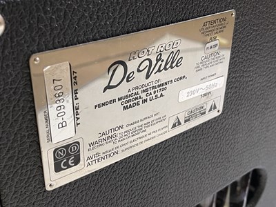 Lot 2 - FENDER PR 247 HOT ROD DEVILLE GUITAR AMPLIFIER.