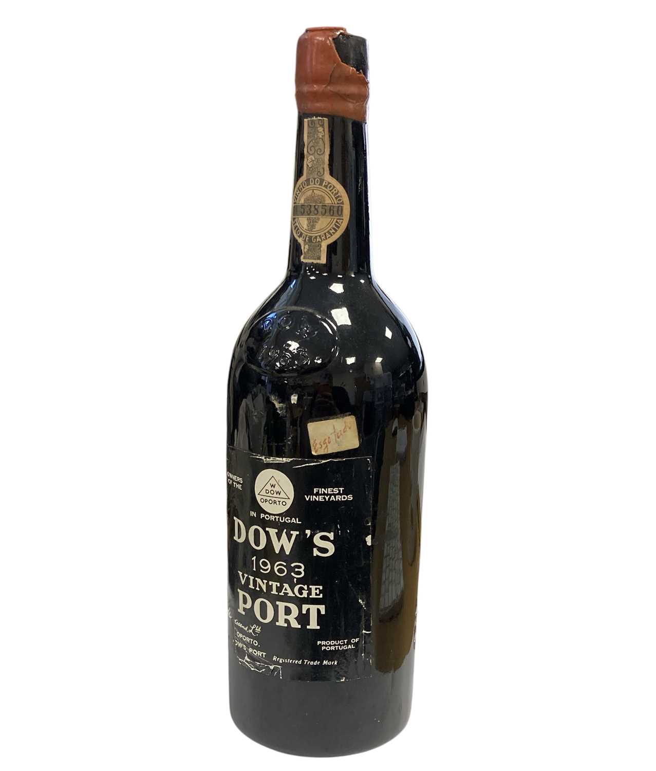 Lot 2 - PORT - BOTTLE OF DOW'S 1963.