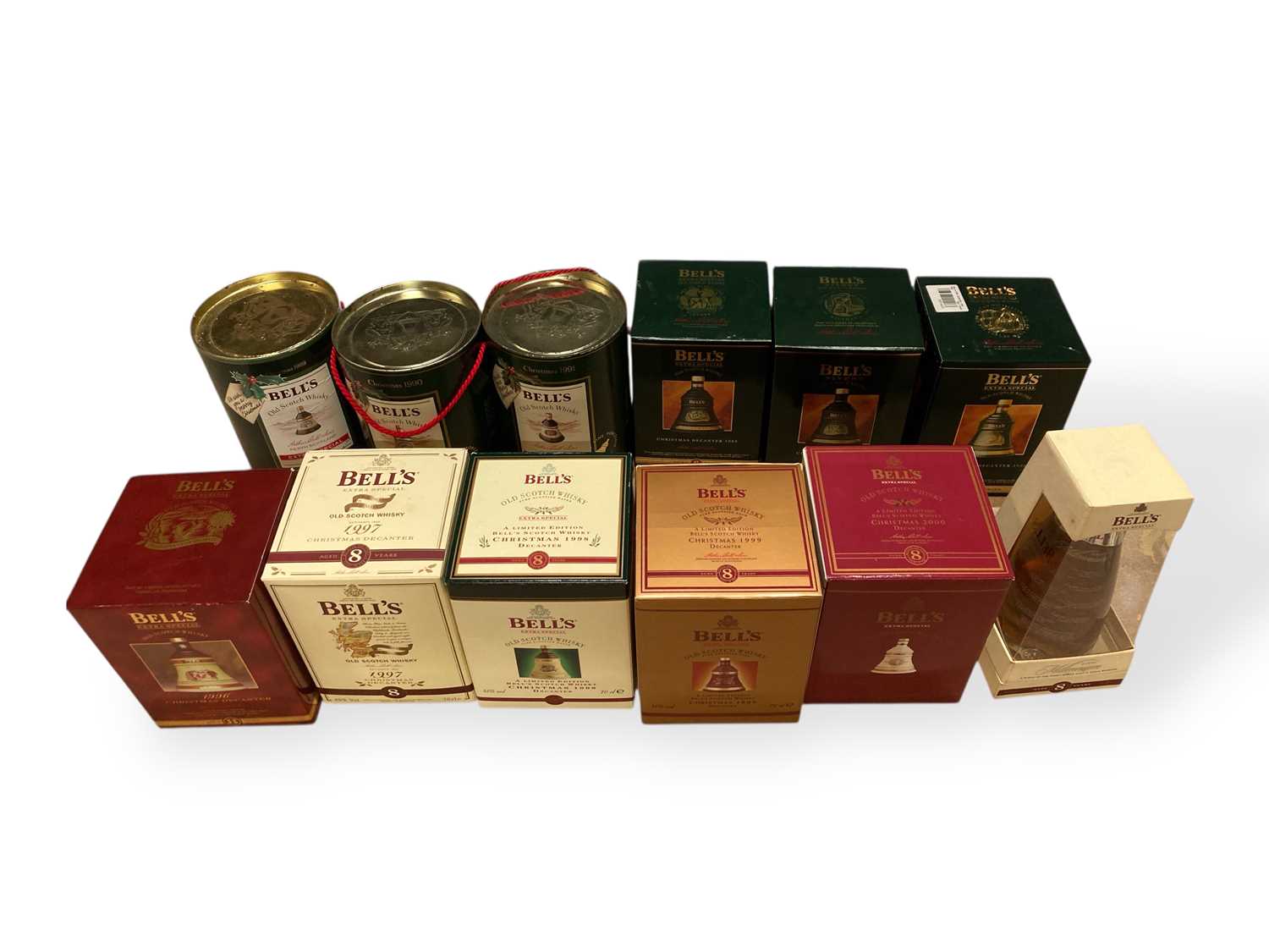 Lot 2 - BELLS DECANTERS 1989-2000.