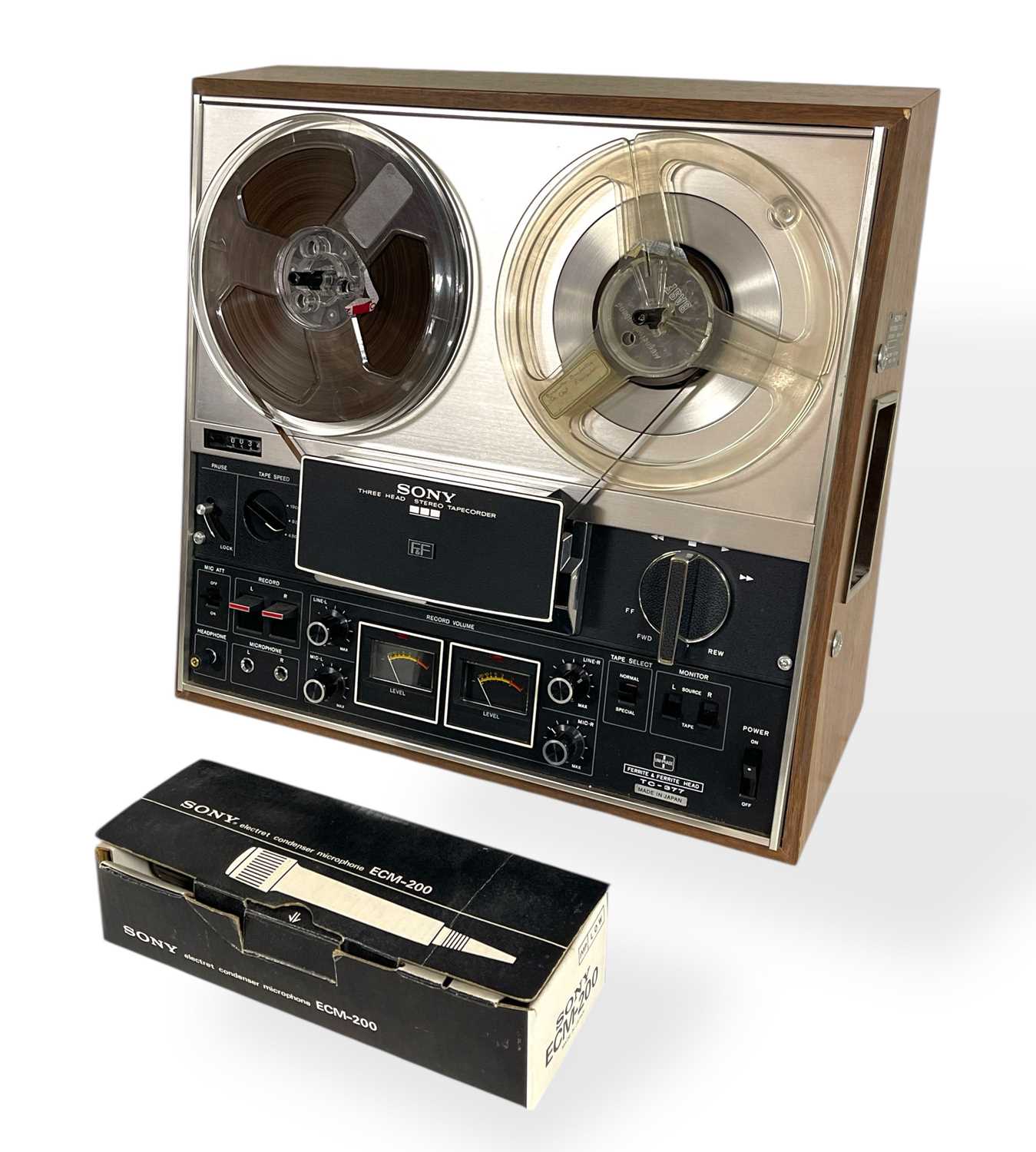 Lot 8 - SONY TC-377 REEL-TO-REEL TAPE RECORDER.