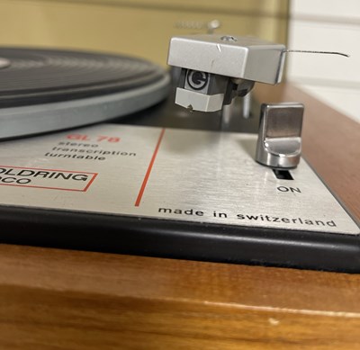 Lot 9 - GOLDRING LENCO GL78 TURNTABLE & TASCAM MD-301MKII MINIDISC PLAYER.
