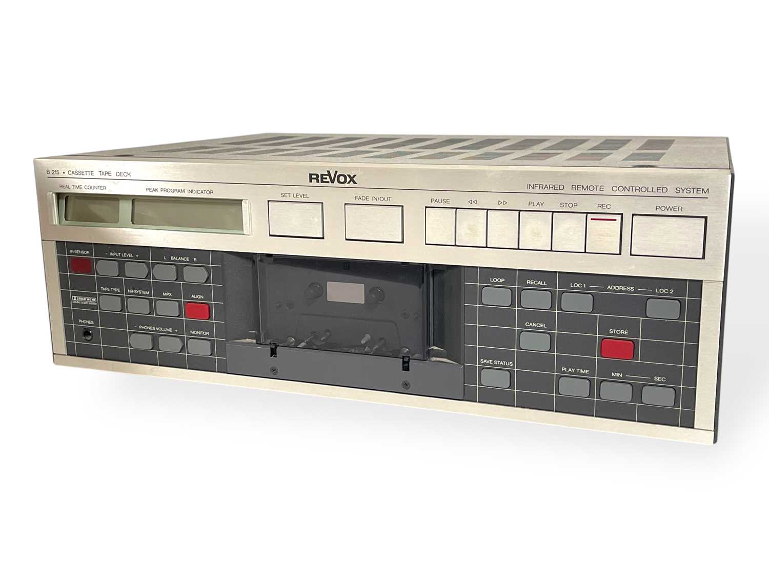 Lot 10 - REVOX B215 CASSETTE TAPE DECK.