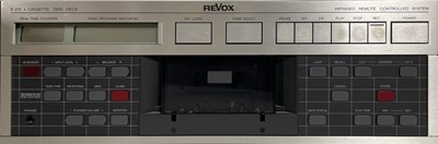 Lot 10 - REVOX B215 CASSETTE TAPE DECK.