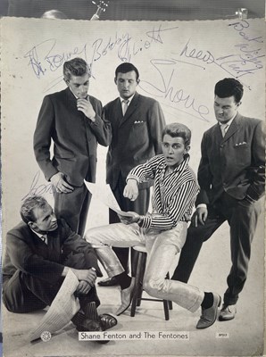 Lot 236 - SIGNED POSTCARDS AND PHOTOGRAPHS INC DESMOND DEKKER / MARTY WILDE.