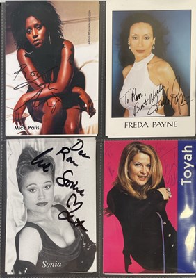 Lot 236 - SIGNED POSTCARDS AND PHOTOGRAPHS INC DESMOND DEKKER / MARTY WILDE.