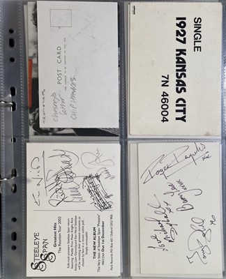 Lot 236 - SIGNED POSTCARDS AND PHOTOGRAPHS INC DESMOND DEKKER / MARTY WILDE.