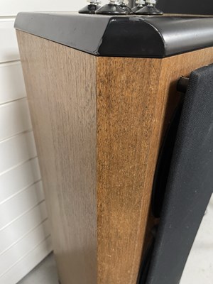 Lot 12 - TANNOY DEFINITIVE D500 FLOORSTANDING SPEAKERS - WALNUT.