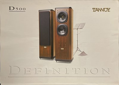 Lot 12 - TANNOY DEFINITIVE D500 FLOORSTANDING SPEAKERS - WALNUT.