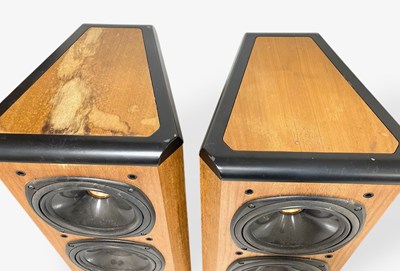 Lot 12 - TANNOY DEFINITIVE D500 FLOORSTANDING SPEAKERS - WALNUT.