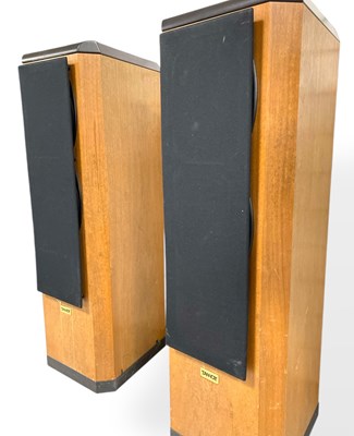 Lot 12 - TANNOY DEFINITIVE D500 FLOORSTANDING SPEAKERS - WALNUT.