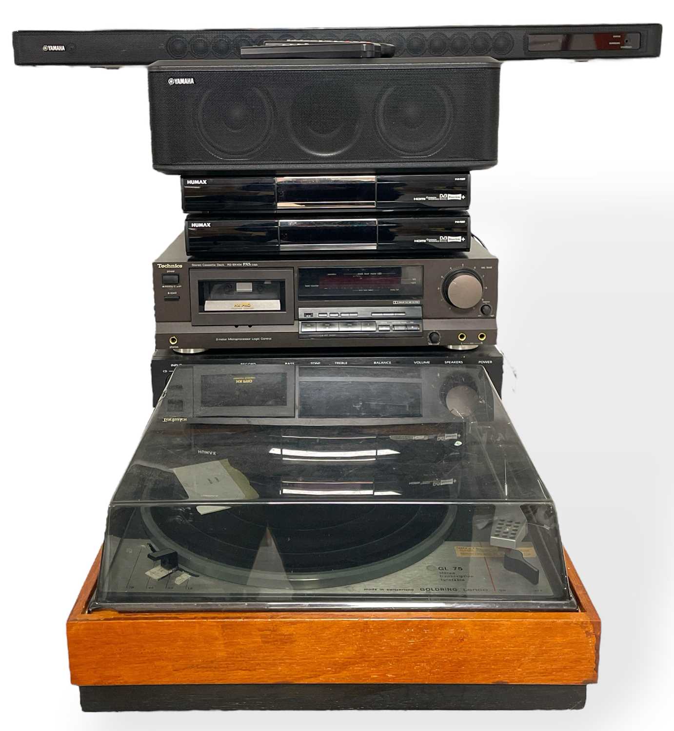 Lot 15 - HIFI EQUIPMENT + MANA ACOUSTICS STAND.