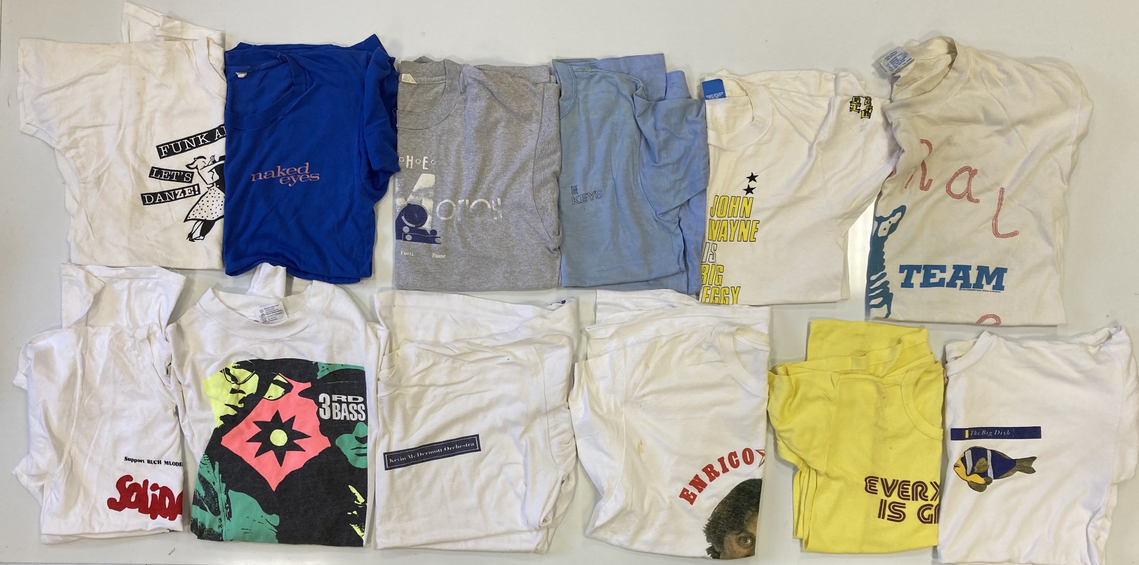 Lot 112 MUSIC CLOTHING PROMOTIONAL / TOUR.