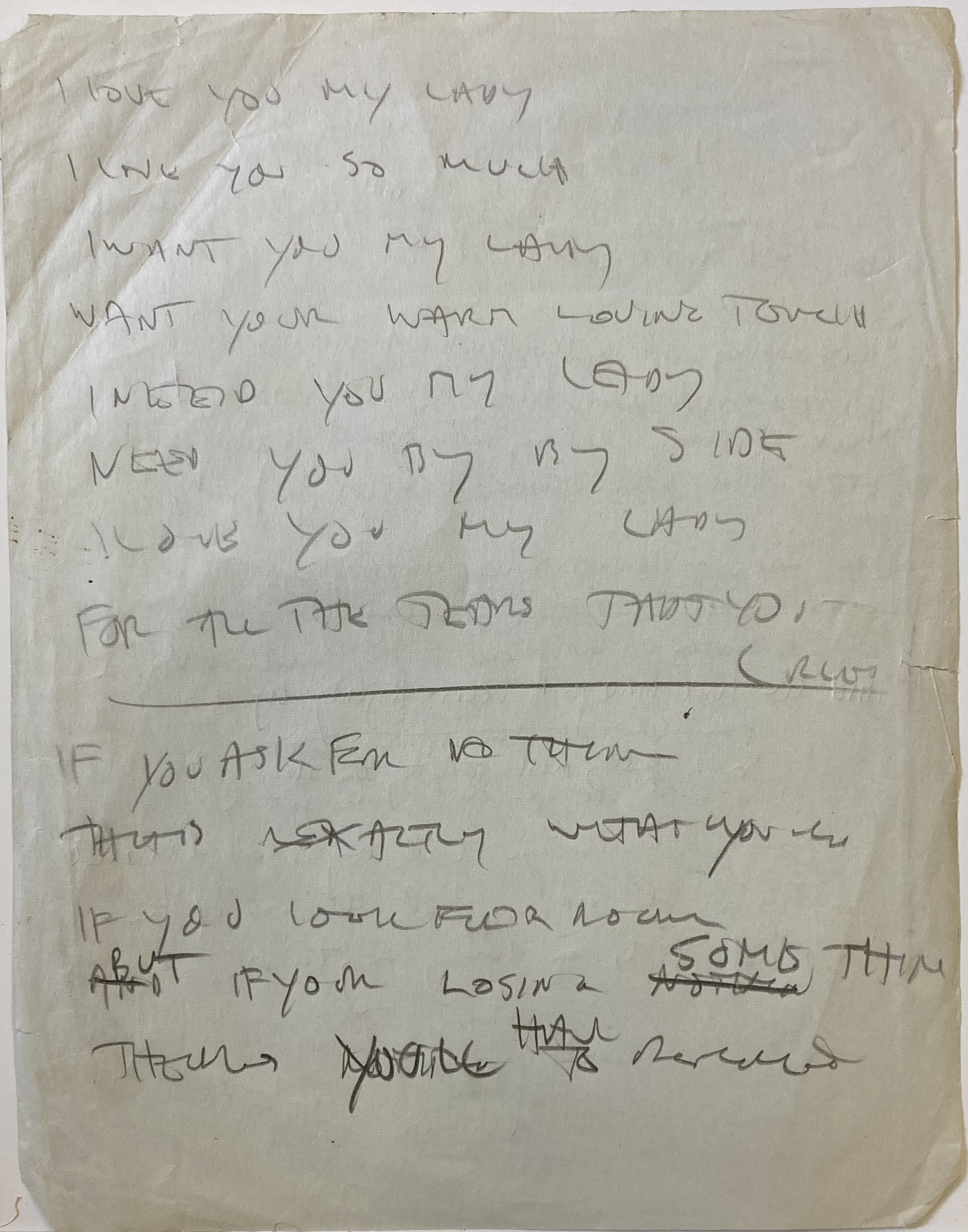 Lot 224 - THE BEATLES INTEREST - MAL EVANS HANDWRITTEN