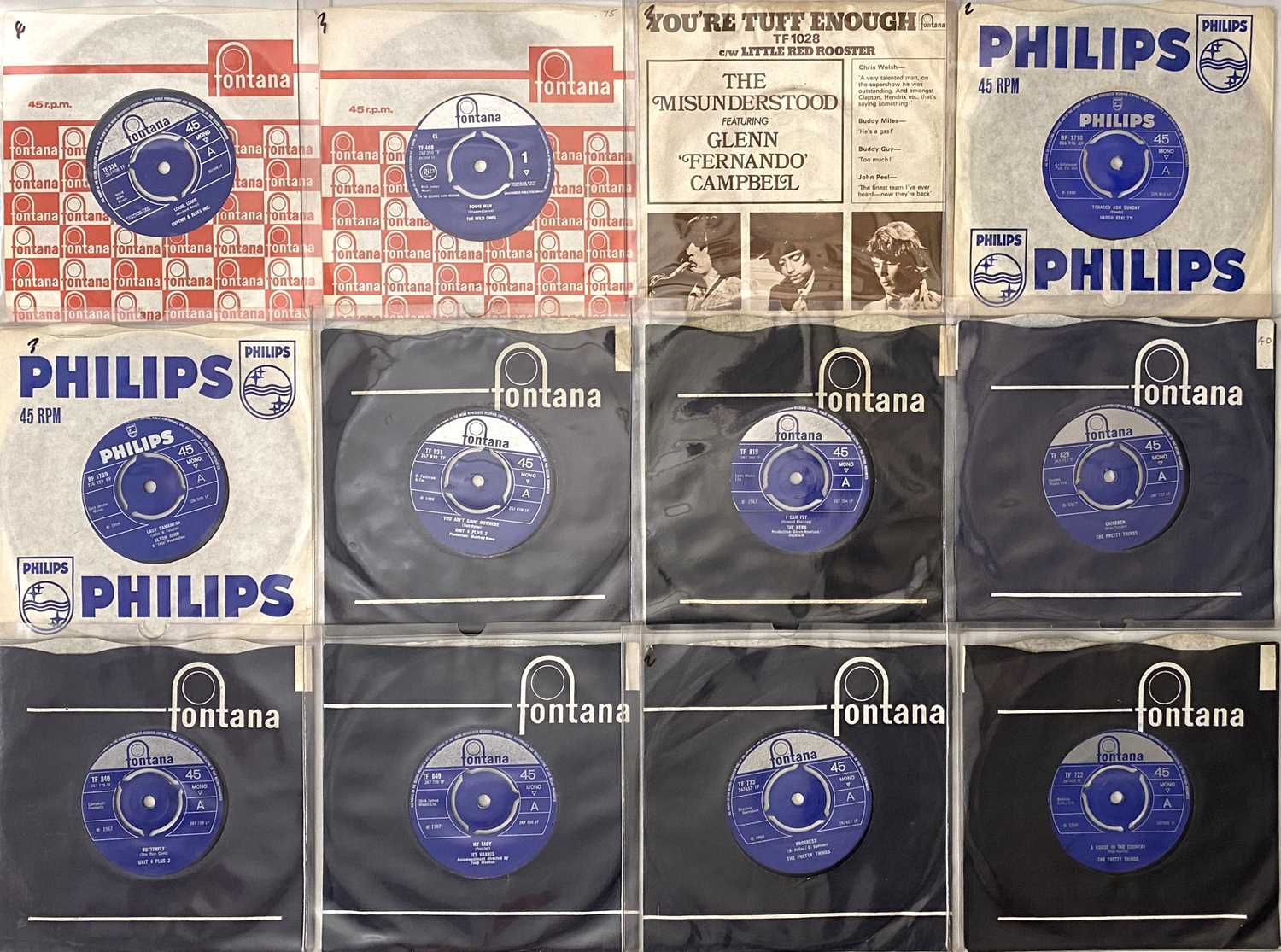 Lot 261 - FONTANA - ROCK/ POP/ BEAT 7" COLLECTION