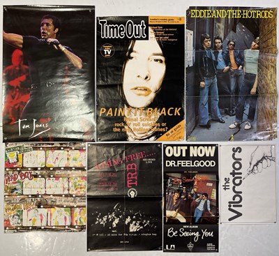 Lot 241 - PUNK/ROCK POSTER COLLECTION INC VIBRATORS.