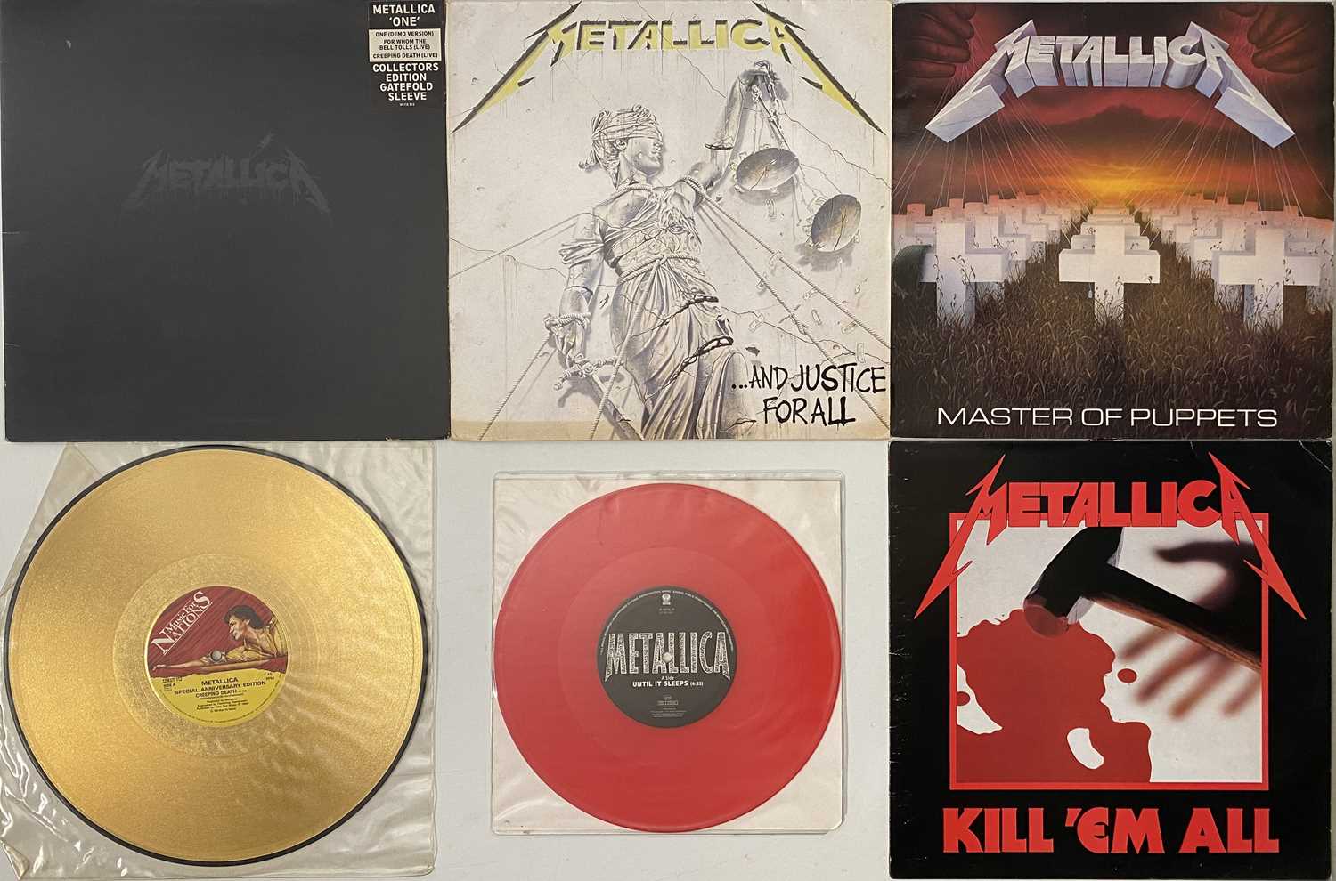 Lot 289 - METALLICA - LP/ 10" PACK