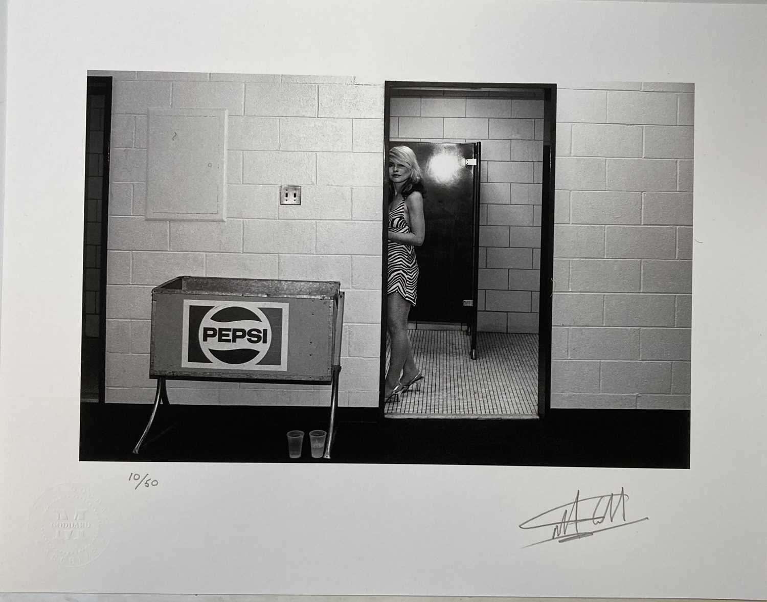 Lot 259 - DEBBIE HARRY BACKSTAGE LIMITED EDITION PHOTO.