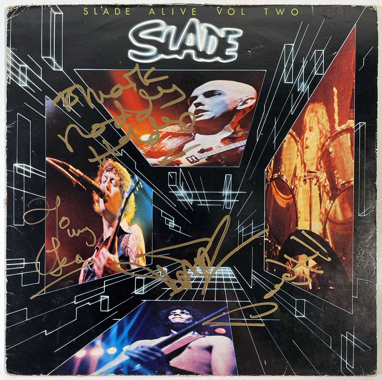 Lot 248 - SLADE - FULLY SIGNED 'SLADE ALIVE VOL II' LP.