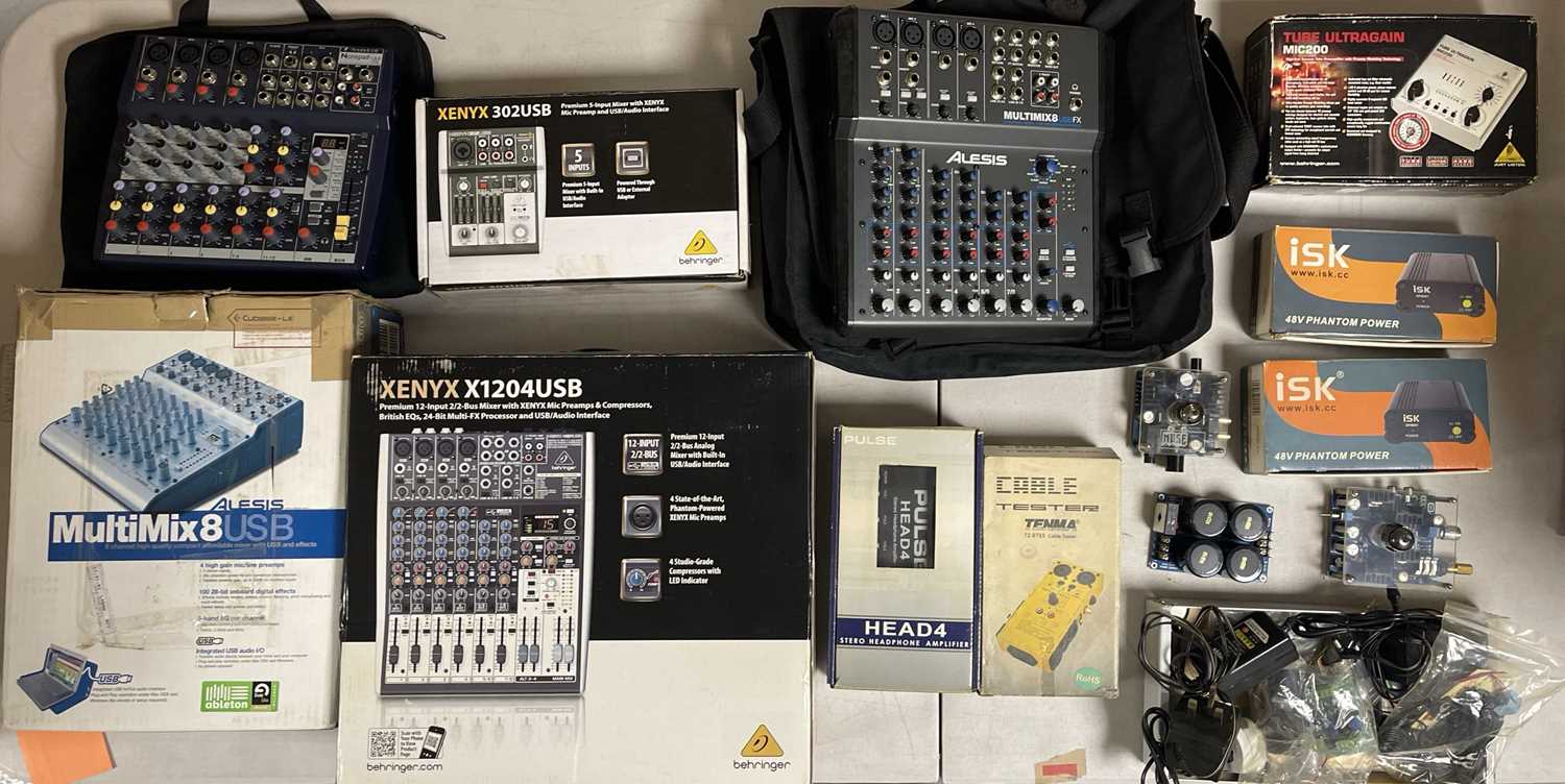 Lot 20 - STUDIO MIXERS & PREAMPS.