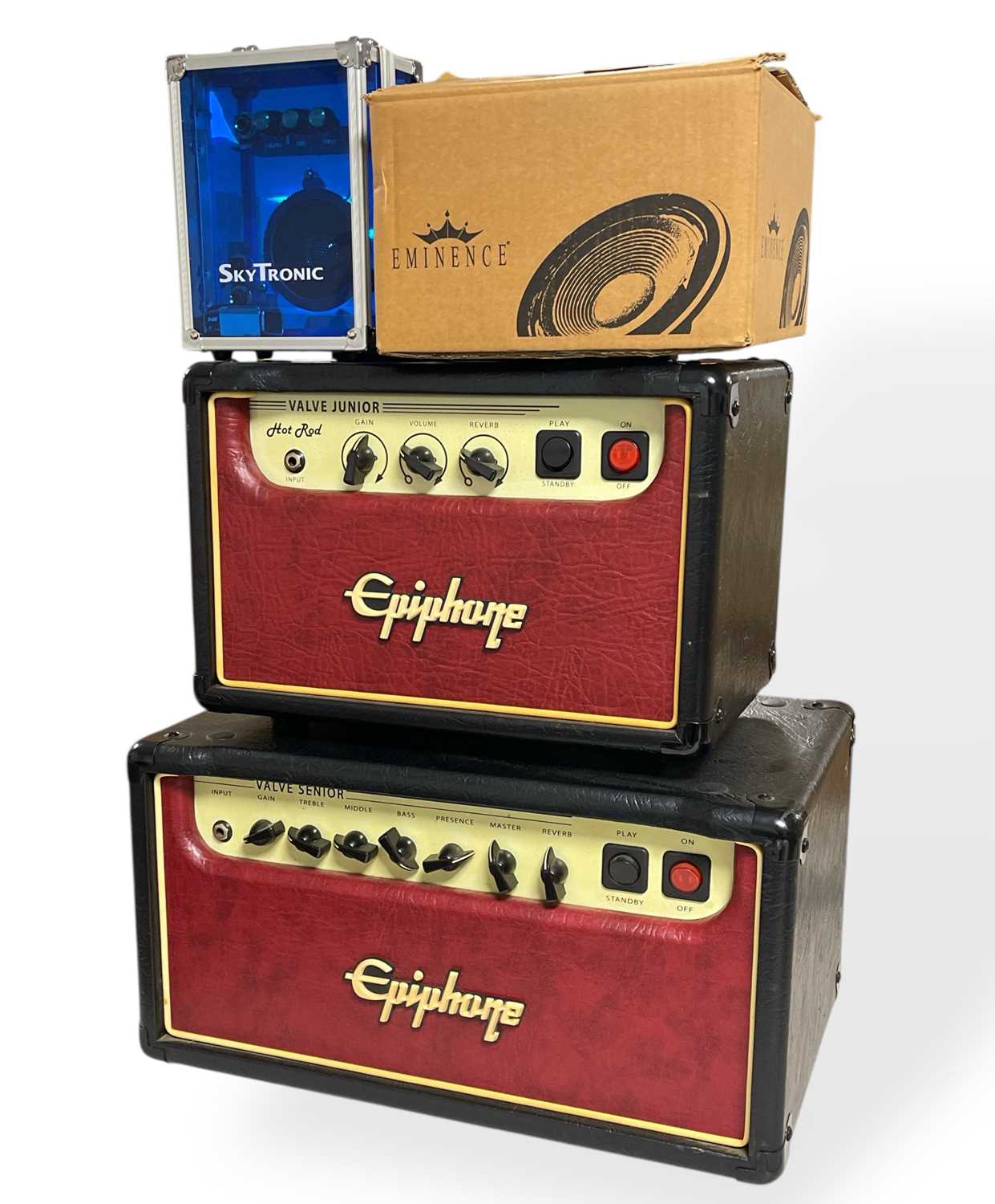 Lot 22 - GUITAR AMPLIFIERS AND EMINENCE BETA-8A SPEAKER CONE.